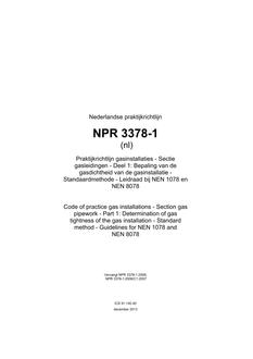NEN NPR 3378-1