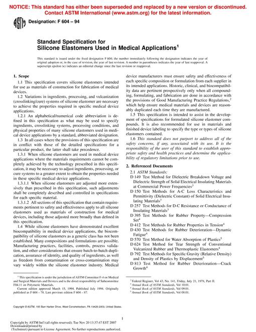 ASTM F604-94