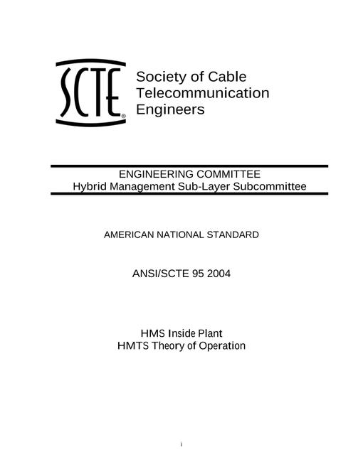 SCTE 95 2004