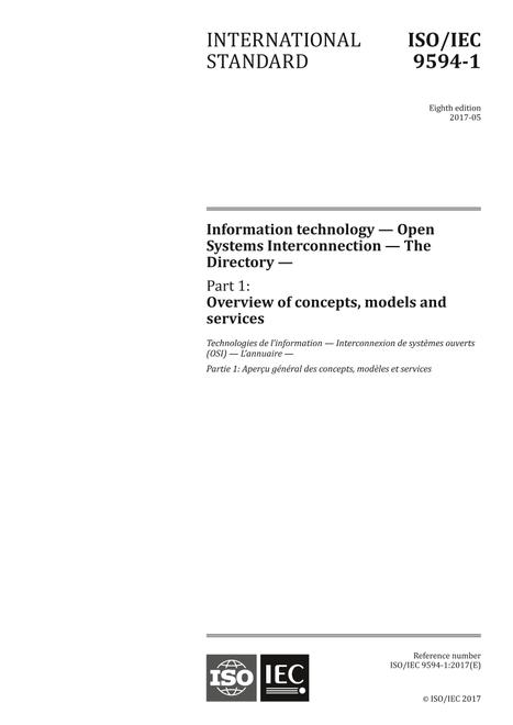 ISO/IEC 9594-1:2017