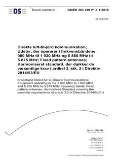 DANSK DS/EN 303 339 V1.1.1