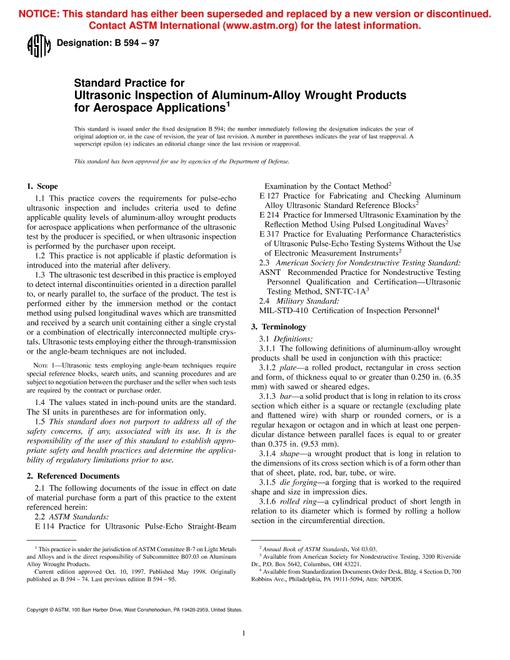 ASTM B594-97