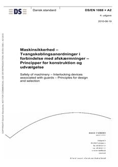 DANSK DS/EN 1088 + A2