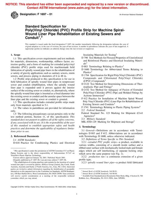 ASTM F1697-01
