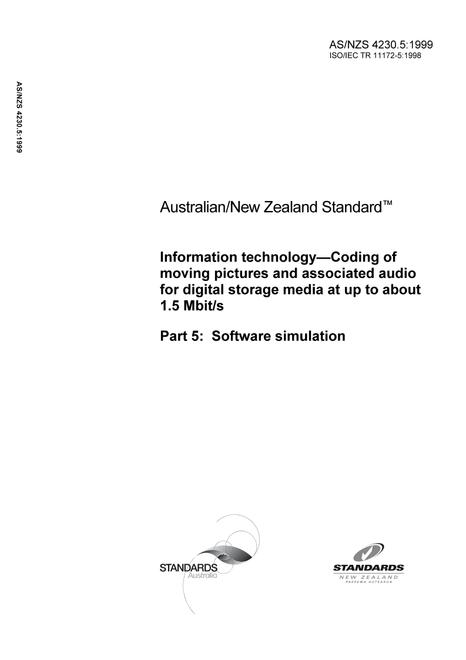 AS/NZS 4230.5:1999