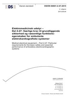 DANSK DS/EN 60601-2-47