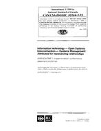 CAN/CSA-ISO/IEC 10164-3A-99 (R2014)