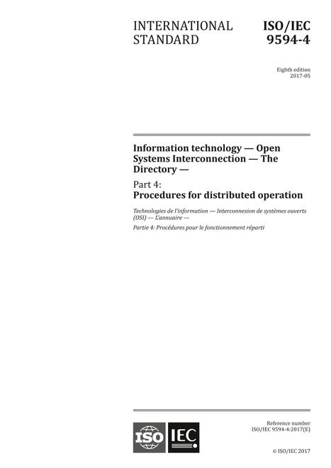 ISO/IEC 9594-4:2017