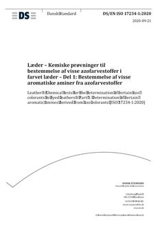 DANSK DS/EN ISO 17234-1