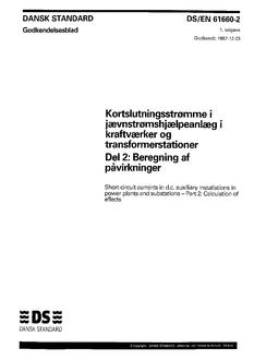 DANSK DS/EN 61660-2