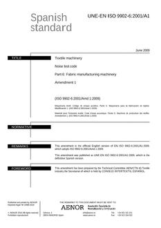 AENOR UNE-EN ISO 9902-6