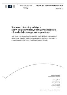 DANSK DS/EN ISO 20957-9