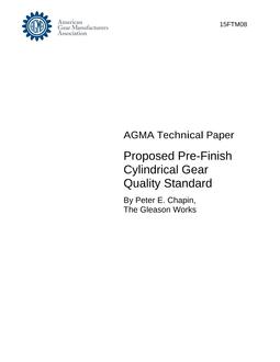 AGMA 15FTM08