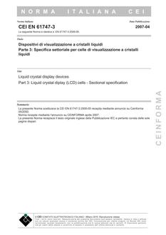 CEI EN 61747-3