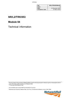 NR NR/L2/TRK/053/MOD04 ISSUE 4