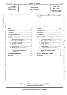 VDI VDI 2800 BLATT 1