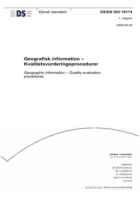 DANSK DS/EN ISO 19114