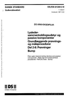 DANSK DS/EN 61300-2-8