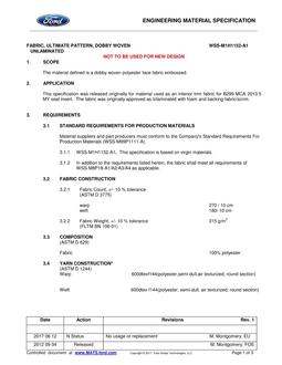 FORD WSS-M1H1152-A1