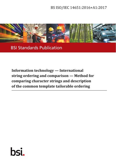 BS ISO/IEC 14651:2016+A1:2017