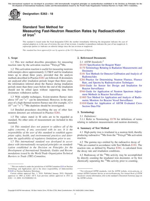 ASTM E263-18