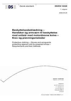 DANSK DS/EN 14328