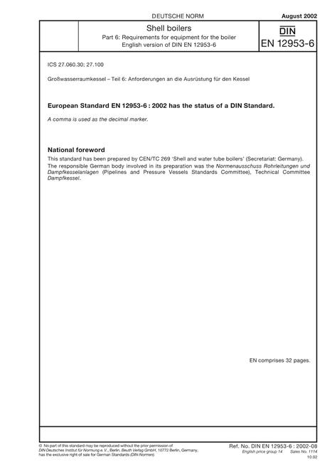 DIN EN 12953-6