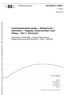 DANSK DS/ISO/IEC 14888-1