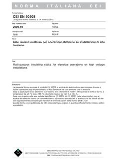 CEI EN 50508