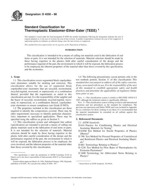 ASTM D4550-98