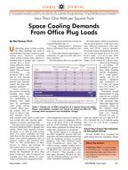 Space Cooling Demands from Office Plug Loads