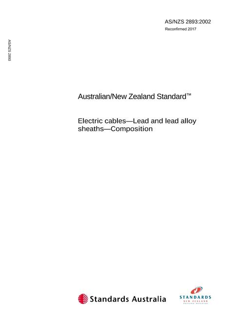 AS/NZS 2893:2002