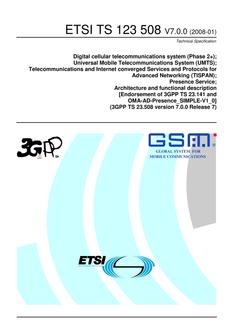 ETSI TS 123 508