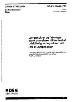 DANSK DS/EN 60061-1/A3