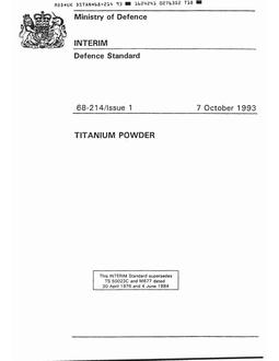 MODUK DEF STAN 68-214