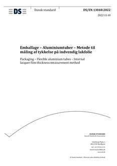 DANSK DS/EN 13048