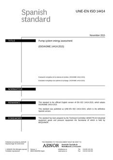 AENOR UNE-EN ISO 14414