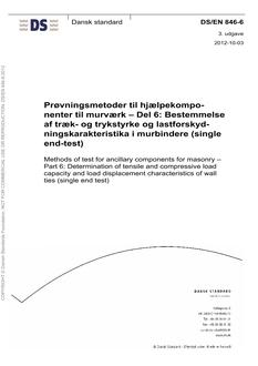DANSK DS/EN 846-6