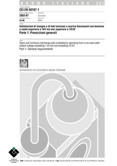 CEI EN 50107-1