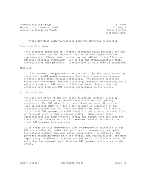 IETF RFC 5004