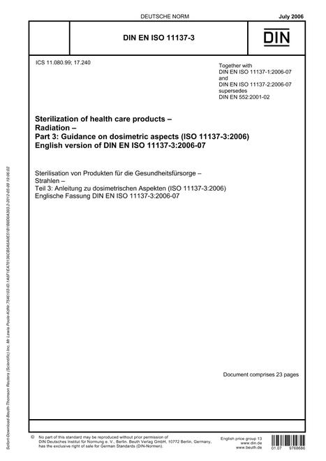 DIN EN ISO 11137-3