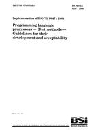 BS ISO/TR 9547:1988