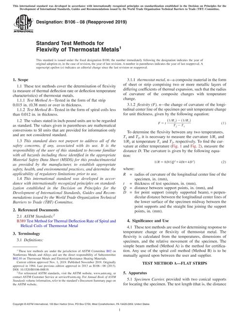 ASTM B106-08(2019)