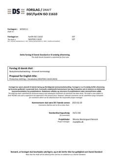 DANSK DSF/FPREN ISO 11610