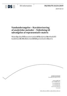 DANSK DS/ISO/TS 21231