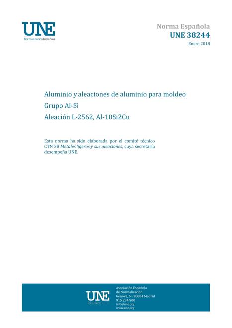 AENOR UNE 38244