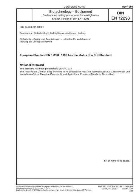DIN EN 12298