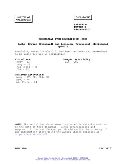CID A-A-59334 Notice 3 - Validation 3
