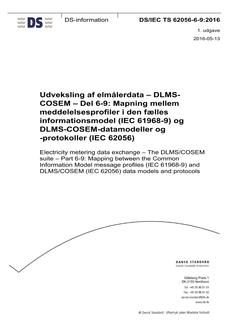 DANSK DS/IEC/TS 62056-6-9