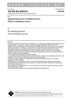 CEI EN IEC 60974-9